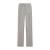 AMI ALEXANDRE MATTIUSSI LARGE FIT TROUSERS IN NUDE AND NEUTRALS FOR MEN