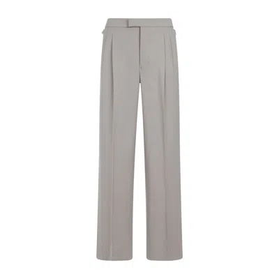 Ami Alexandre Mattiussi Large Fit Trousers In Nude And Neutrals For Men In Beige