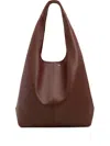 Ami Alexandre Mattiussi Large Leather Tote Bag In Red