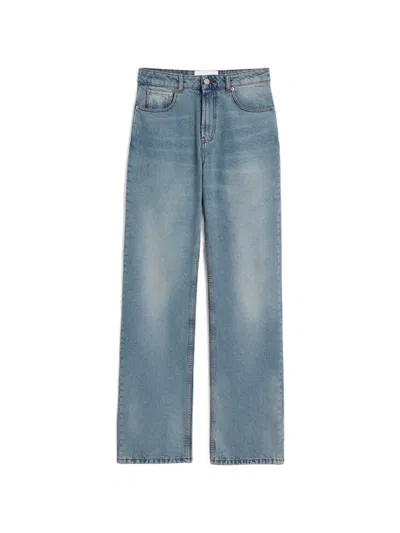 Ami Alexandre Mattiussi Large-fit Cotton Jeans In Blue
