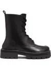 Ami Alexandre Mattiussi Leather Anatomical-toe Boots In Black