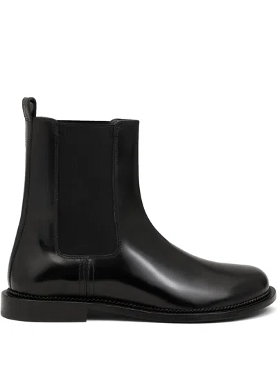 Ami Alexandre Mattiussi Leather Anatomical-toe Chelsea Boots