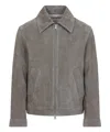 Ami Alexandre Mattiussi Ami Paris Jacket In Grey