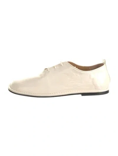 Pre-owned Ami Alexandre Mattiussi Leather Oxfords In Neutral