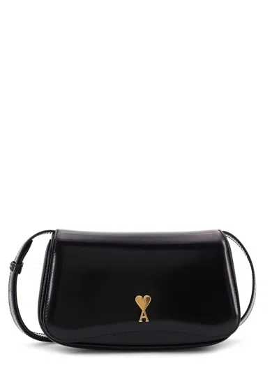 Ami Alexandre Mattiussi Leather Shoulder Bag