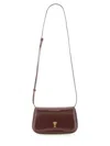 Ami Alexandre Mattiussi Ami Paris Paris Crossbody - Leather - Burgundy In Red