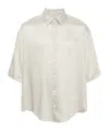 Ami Alexandre Mattiussi Ami De Coeur Monogram-motif Shirt In White