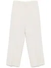 Ami Alexandre Mattiussi Ami Light Beige Tailored Trousers In Neutral