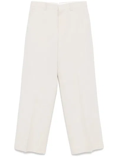 Ami Alexandre Mattiussi Light Beige Tailored Trousers