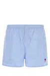 Ami Alexandre Mattiussi Ami Unisex Light Blue Cotton Boxer