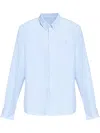 Ami Alexandre Mattiussi Ami Paris De Coeur Shirt In Bleu Cachemire