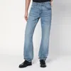 Ami Alexandre Mattiussi Ami Paris Light Blue Jeans With Washed Effect In Blue