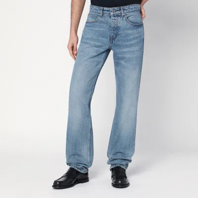 Ami Alexandre Mattiussi Ami Paris Light Blue Jeans With Washed Effect