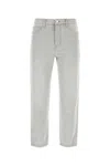 Ami Alexandre Mattiussi Ami Paris Cropped Tapered Denim Pants In Grey