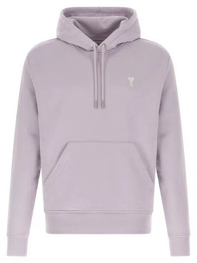 Ami Alexandre Mattiussi Light Purple Ami De Coeur Hoodie