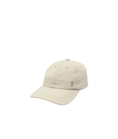 Ami Alexandre Mattiussi Logo Baseball Cap In Nude