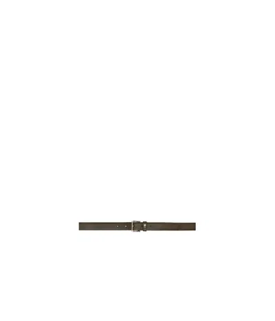 Ami Alexandre Mattiussi Logo Belt In Brown