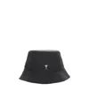 Ami Alexandre Mattiussi Logo Bucket Hat In Gray