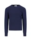 AMI ALEXANDRE MATTIUSSI LOGO CREWNECK SWEATER