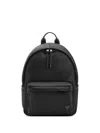 Ami Alexandre Mattiussi Ami Backpack Bag In Smooth Black Polyamide In Black