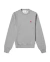 Ami Alexandre Mattiussi De Coeur Sweatshirt In Gray