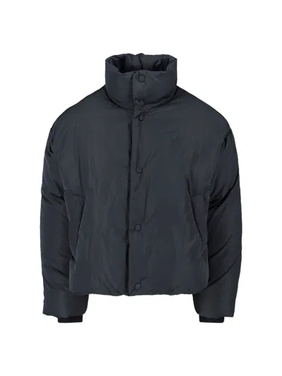 AMI ALEXANDRE MATTIUSSI LOGO DOWN JACKET