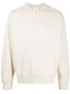Ami Alexandre Mattiussi Logo-embroidered Cotton Sweatshirt In Yellow