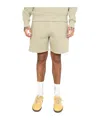 Ami Alexandre Mattiussi Logo Embroidered Drawstring Knitted Shorts In Gray