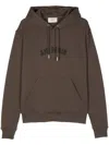 Ami Alexandre Mattiussi Ami Paris Sweatshirt With Logo In Brown
