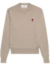 Ami Alexandre Mattiussi Logo-embroidered Wool Jumper