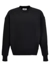 Ami Alexandre Mattiussi Ami Paris Ami De Coeur Logo Embossed Crewneck Sweatshirt In Black