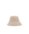 Ami Alexandre Mattiussi Logo Fisherman's Hat With Rope In Nude