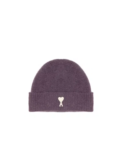 Ami Alexandre Mattiussi Logo Hat In Black