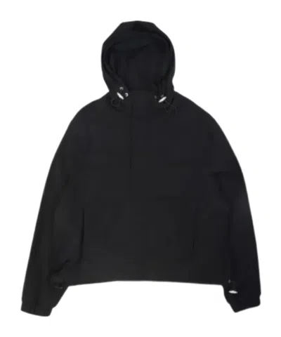 Ami Alexandre Mattiussi Logo Hooded Casual Jacket In Black