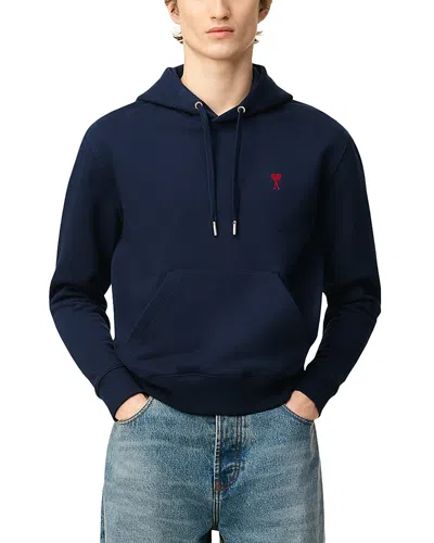 AMI ALEXANDRE MATTIUSSI LOGO HOODIE