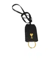Ami Alexandre Mattiussi Logo Keychain In Black