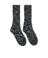 Ami Alexandre Mattiussi Logo Knitted Socks In Black