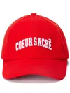Ami Alexandre Mattiussi Logo-patch Baseball Cap In Red