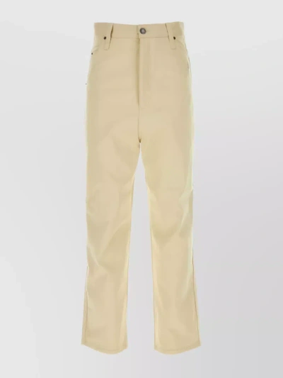 Ami Alexandre Mattiussi Cigarette Fit Chino Trousers In Neutrals