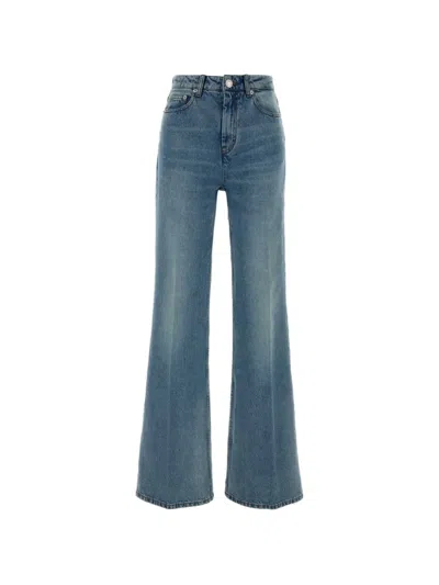 Ami Alexandre Mattiussi Ami Paris Women Flared Leg Jeans In Blue