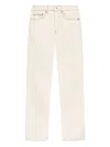 Ami Alexandre Mattiussi Casual Pants With Belt Loops In White