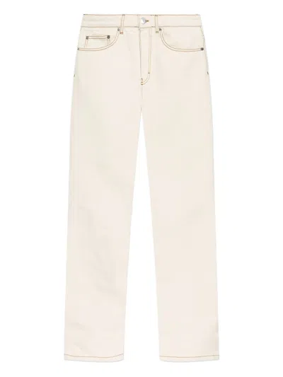 AMI ALEXANDRE MATTIUSSI LOGO-PATCH JEANS