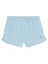 Ami Alexandre Mattiussi Logo-patch Swim Shorts In Blue