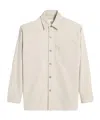 Ami Alexandre Mattiussi Ami Paris Boxy Adc Overshirt In White
