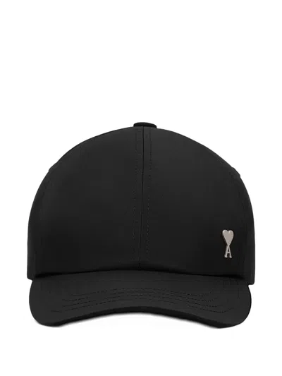 Ami Alexandre Mattiussi Logo-plaque Cap In Black