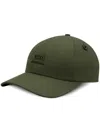 Ami Alexandre Mattiussi Ami Men Olive Green Nylon Baseball Cap In Green