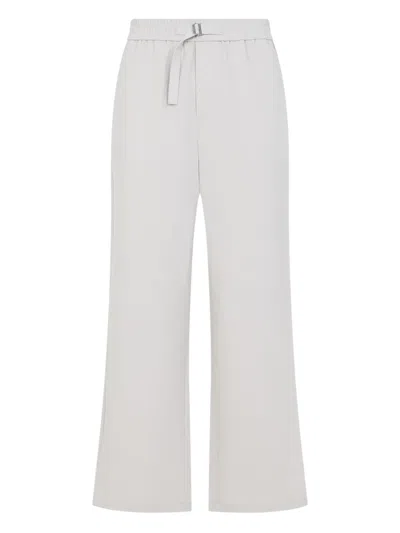 AMI ALEXANDRE MATTIUSSI LOGO-PLAQUE TROUSERS