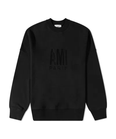 Ami Alexandre Mattiussi Logo-print Sweatshirt In Black