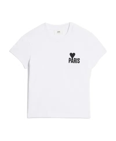 Ami Alexandre Mattiussi Logo-print T-shirt In White