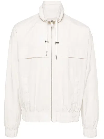 AMI ALEXANDRE MATTIUSSI LOGO-PRINT WINDBREAKER